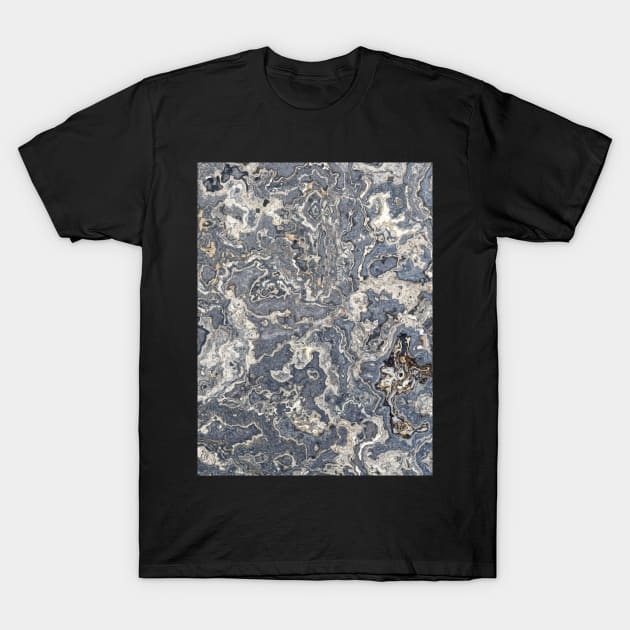 Marble in greys T-Shirt by COLORAMA